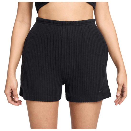Nike Γυναικείο σορτς Sportswear Chill Knit High-Waisted Slim 3" Ribbed Shorts